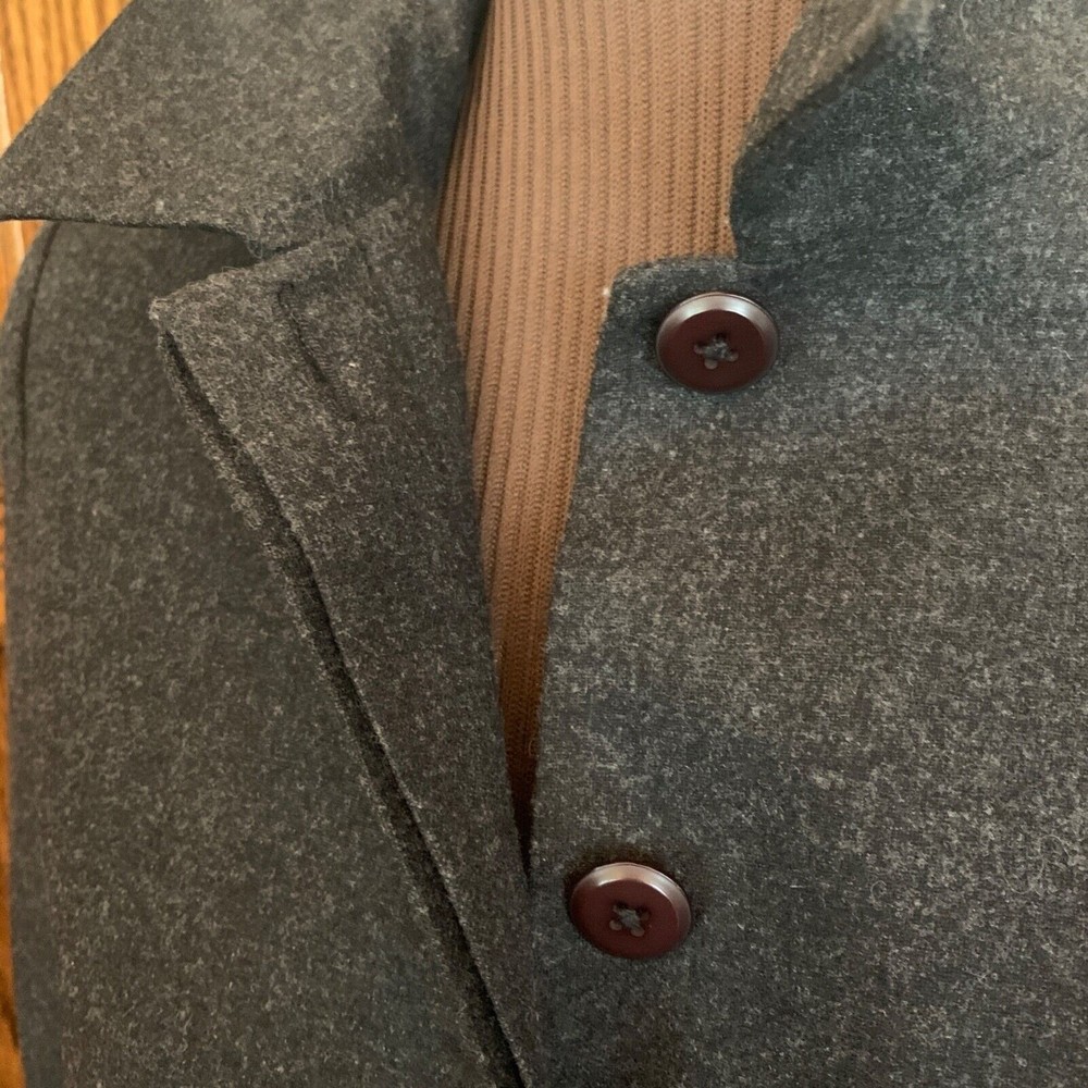 Field Manor Vintage Classic Fitted Charcoal Gray … - image 7